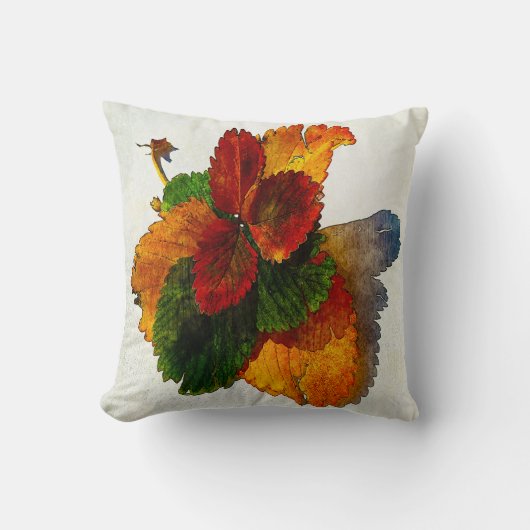 カラフル紅葉 クッション (正面)
