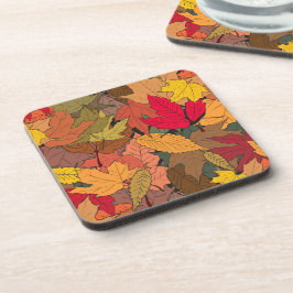 カラフル紅葉 コースター