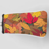カラフル紅葉 ゴルフヘッドカバー (正面)