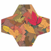 カラフル紅葉 サッカーボール (フラット)