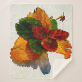 カラフル紅葉 シェルパブランケット (正面)