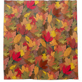 カラフル紅葉 シャワーカーテン (正面)