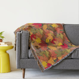 カラフル紅葉 スローブランケット