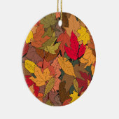 カラフル紅葉 セラミックオーナメント (右)