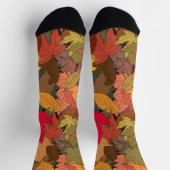 カラフル紅葉 ソックス (上部)