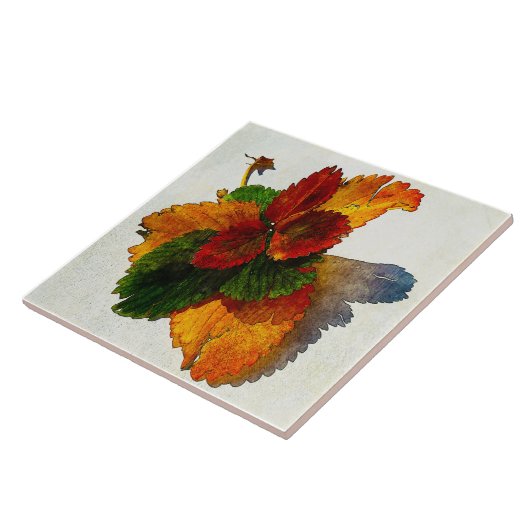 カラフル紅葉 タイル (側面)