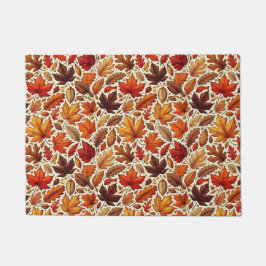 カラフル紅葉 ドアマット