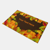 カラフル紅葉 ドアマット (アングル)