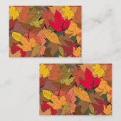 カラフル紅葉 ノートカード (正面/裏面)