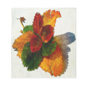 カラフル紅葉 ノートパッド (正面)