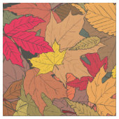 カラフル紅葉 ファブリック (クローズアップ)