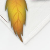 カラフル紅葉 フリースブランケット (角)