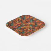 カラフル紅葉 ペーパープレート (傾斜あり)