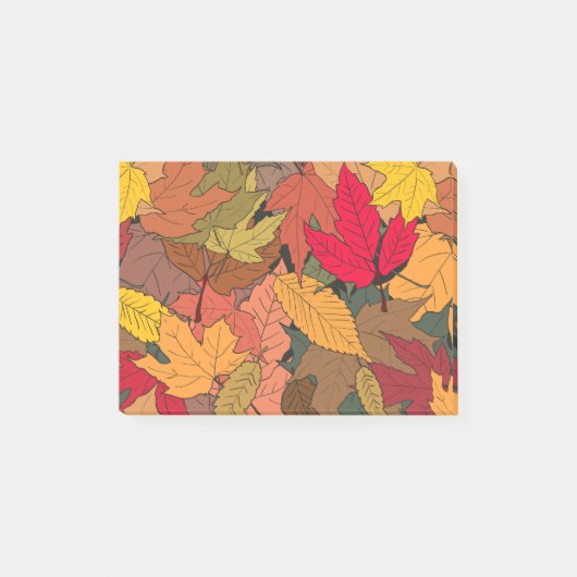 カラフル紅葉 ポストイット (正面)