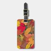 カラフル紅葉 ラゲッジタグ (正面縦)