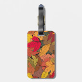 カラフル紅葉 ラゲッジタグ (裏面縦)