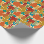 カラフル紅葉 ラッピングペーパー (角)