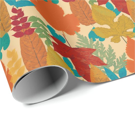 カラフル紅葉 ラッピングペーパー (ロールコーナー)