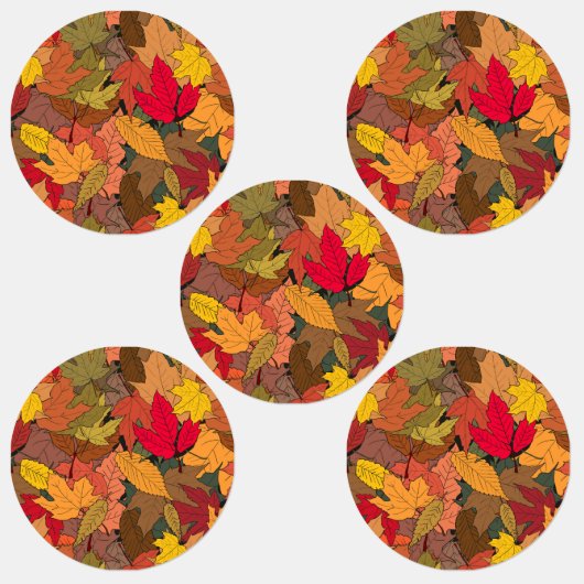 カラフル紅葉 ラベル (グループ)