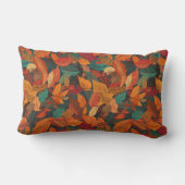 カラフル紅葉 ランバークッション (裏面)