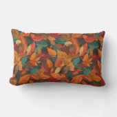 カラフル紅葉 ランバークッション (正面)