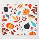 カラフル紅葉 リキュールボトルラベル (シングルラベル)