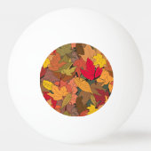 カラフル紅葉 卓球ボール (裏面)