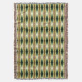 カラフル紅葉、抽象芸術 スローブランケット (正面縦)