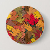 カラフル紅葉 缶バッジ (正面)
