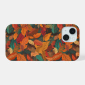 カラフル紅葉 iPhone 15ケース (裏面横)