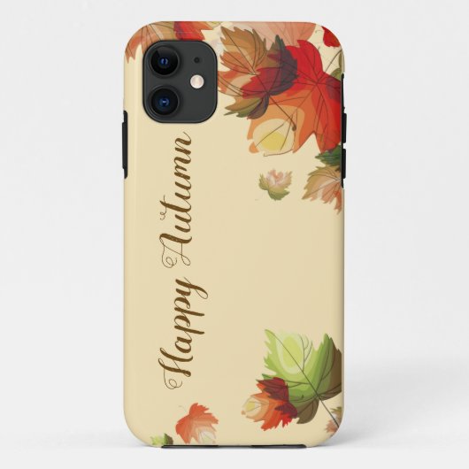 カラフル紅葉iPhoneケース Case-Mate iPhoneケース (裏面)