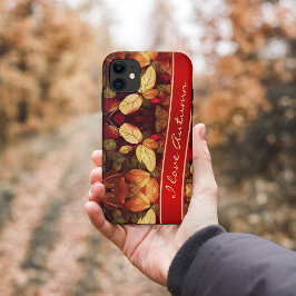 カラフル紅葉iPhoneケース iPhone 11 ケース