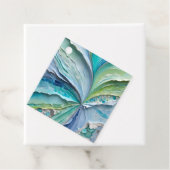 カラフル紙コラージアートギフトラベル フェイバータグ (インサイチュ)