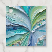 カラフル紙コラージアートギフトラベル フェイバータグ (正面)