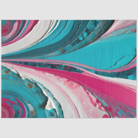 カラフル紙コラージュアートティッシュペーパー 薄葉紙 (正面)