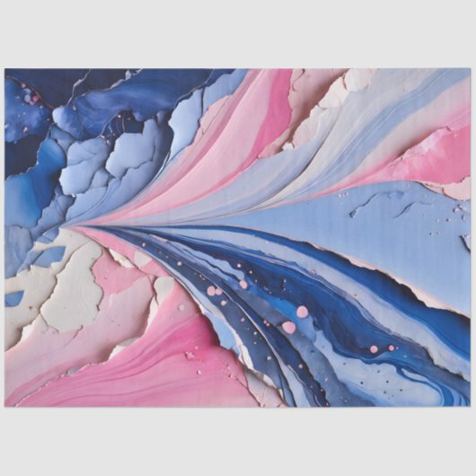 カラフル紙コラージュアートティッシュペーパー 薄葉紙 (正面)