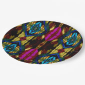 カラフル紙パーティープレート ペーパープレート (アングル)