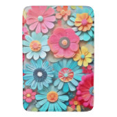 カラフル紙フローラ バスマット (正面縦)