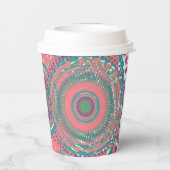 カラフル紙プレート 紙コップ (裏面)