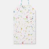 カラフル紙吹雪お洒落書道バロン ギフトタグ (裏面)
