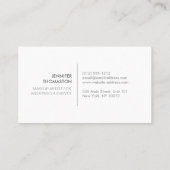 カラフル紙吹雪クラシック《写真》ぼけ味 名刺 (裏面)