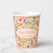 カラフル紙吹雪トス特別大会カスタム   紙コップ (裏面)