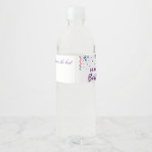 カラフル紙吹雪ハッピーバースデー ペットボトルラベル (裏面)