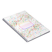 カラフル紙吹雪合成ノート ノートブック (右側)