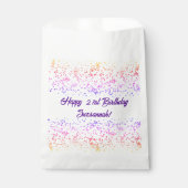 カラフル紙吹雪特別テンプレート フェイバーバッグ (正面)