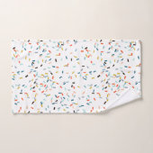 カラフル紙吹雪秋パターン バスタオルセット (ハンドタオル)