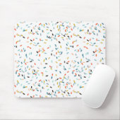 カラフル紙吹雪秋パターン マウスパッド (マウス)