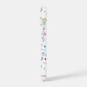 カラフル紙吹雪秋パターン iPhone 15ケース (左側面)