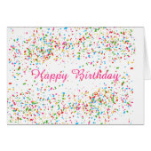 カラフル紙吹雪 (正面横)