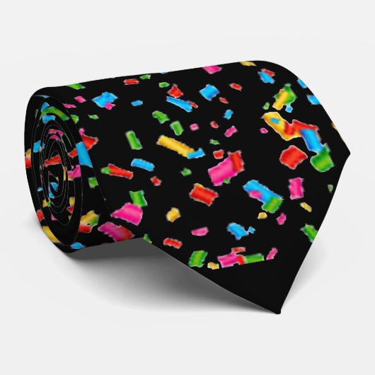 カラフル紙吹雪 ネクタイ (ロール)